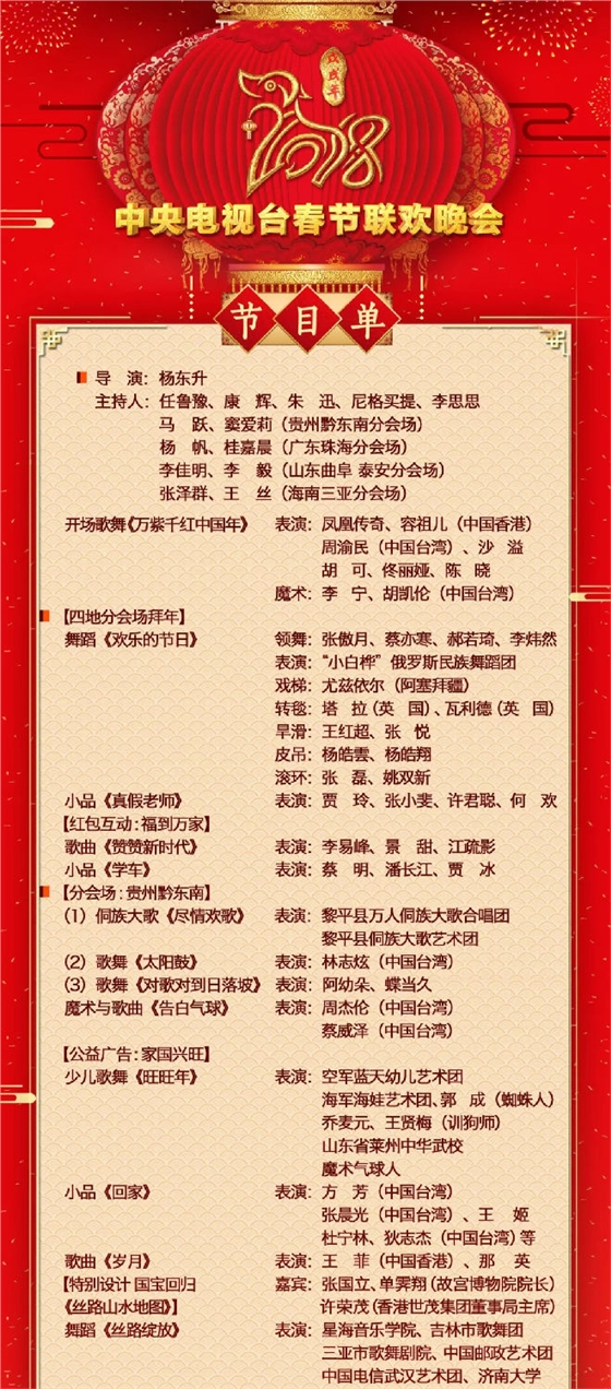 許榮茂才是今年春晚最耀眼的明星！【附春晚節目單】科貿嘉友