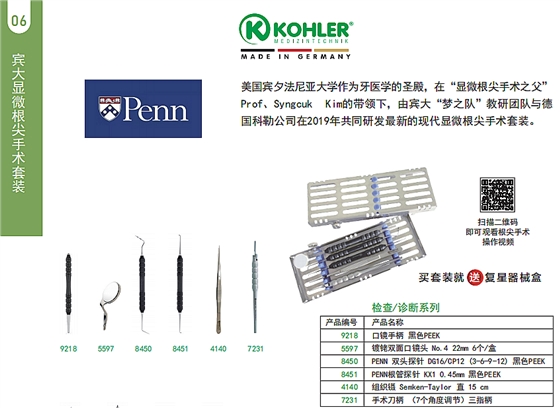 德國科勒根尖手術套裝 德國科勒根尖手術套裝