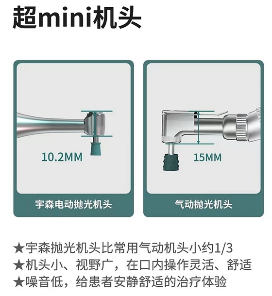 宇森PMTC牙科拋光機迷你機頭 宇森PMTC牙科拋光機迷你機頭